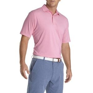 FootJoy Pink Striped Golf Polo